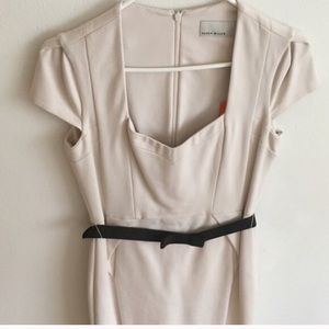 Karen millen dress cream midi Kim kardashian